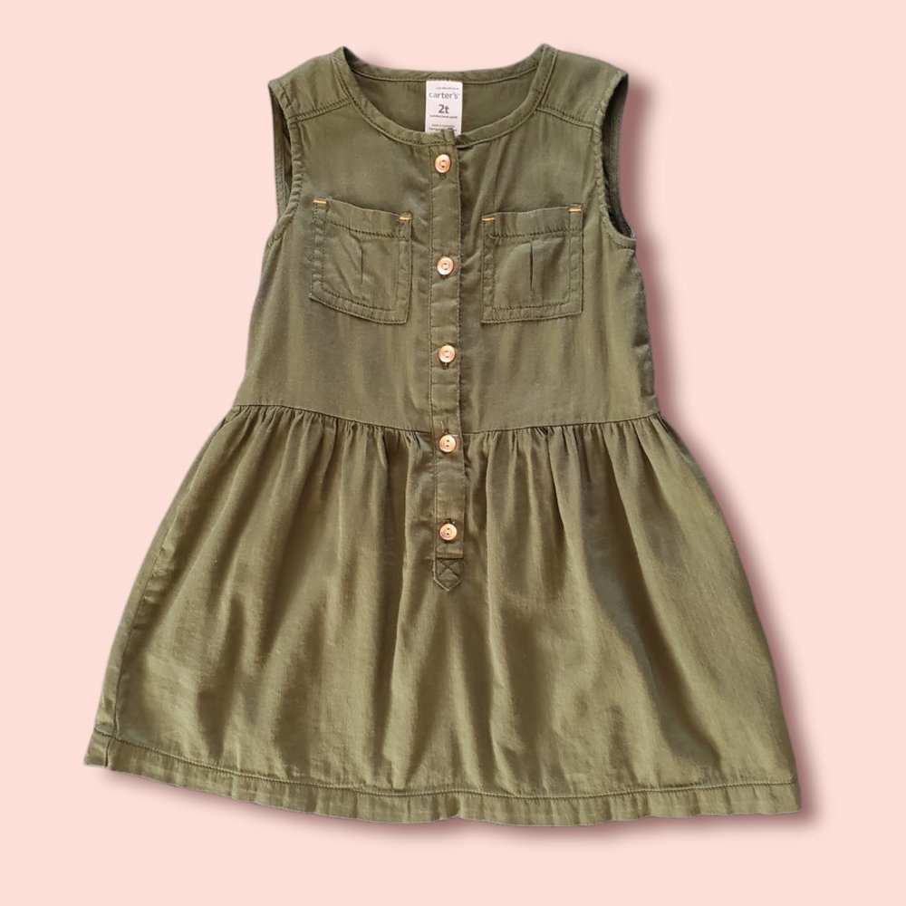 Carter's Olive Green Dress